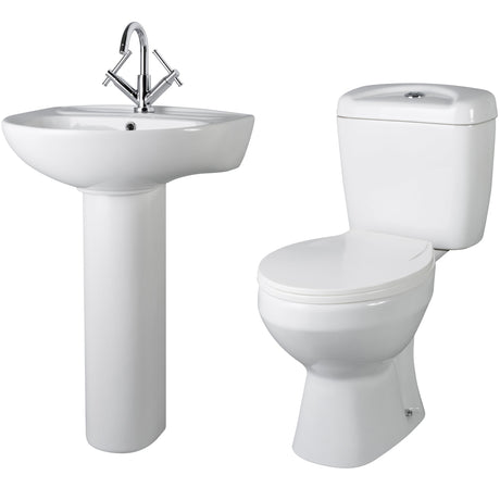 Nuie Melbourne Toilet & Basin Suite - 1 Tap Hole CML001