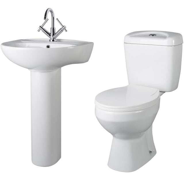 Nuie Melbourne Toilet & Basin Suite - 1 Tap Hole CML001