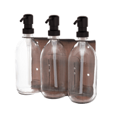 Copper Triple Wall Mounted Soap Dispenser