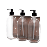 Copper Triple Wall Mounted Soap Dispenser