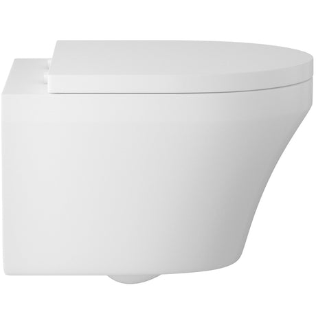 Hudson Reed Luna Wall Hung Toilet & Soft Close Seat White CPA027_2
