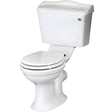Old London Chancery Close Coupled Toilet With Cistern Lever, Without Seat, Gloss White Gloss White CRT004