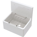 Nuie Ceramic Cleaner Sink With Grid 515 x 535 x 393mm CS10121