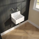 Nuie Ceramic Cleaner Sink With Grid 455 x 362 x 396mm CS10318 LS1
