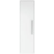 Hudson Reed Solar 1 Door Wall Mounted Tallboy Storage Unit W350 x D250mm Pure White CUR162
