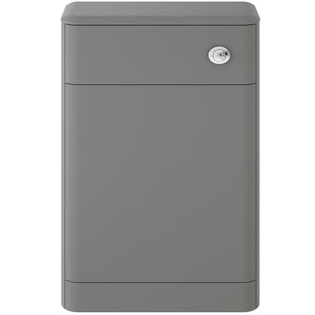 Hudson Reed Solar WC Unit W550mm Cool Grey CUR241