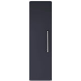 Hudson Reed Solar 1 Door Wall Mounted Tallboy Storage Unit W350 x D250mm Indigo Blue CUR362