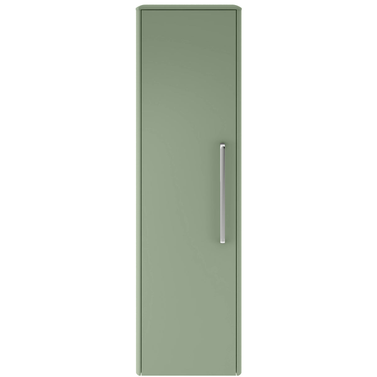 Hudson Reed Solar 1 Door Wall Mounted Tallboy Storage Unit W350 x D250mm Fern Green CUR862