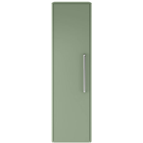 Hudson Reed Solar 1 Door Wall Mounted Tallboy Storage Unit W350 x D250mm Fern Green CUR862