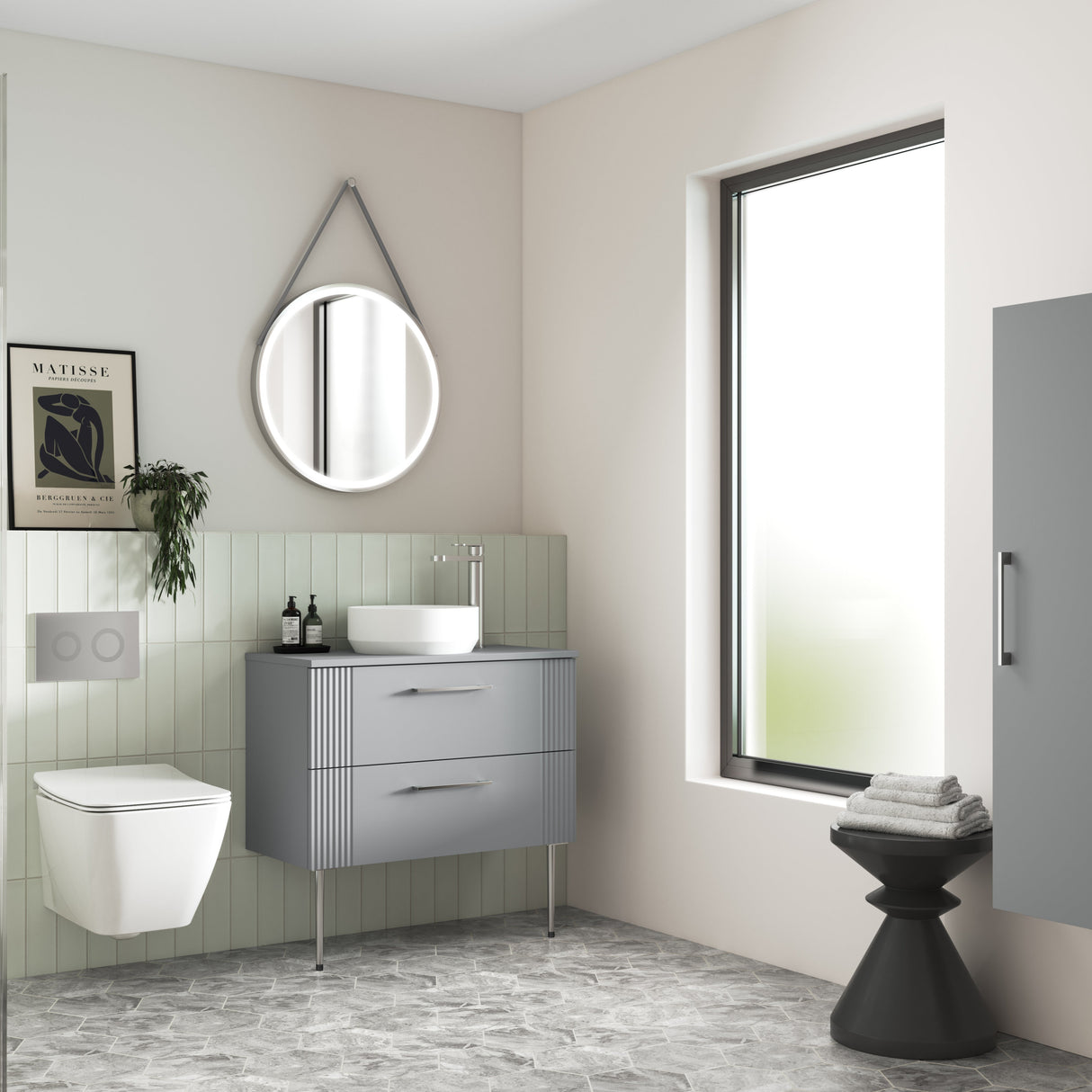 Decorative Legs for Wall Hung Vanity Units 272mm