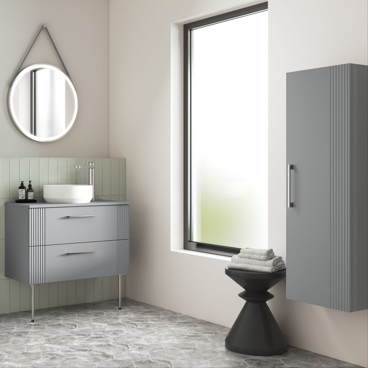 Deco Satin Grey Furniture LS1