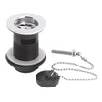 Nuie Contract Basin Waste with Poly Plug & Ball Chain Slotted Chrome E308