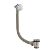 Nuie Round Freeflow Bath Filler Pop-Up Waste & Overflow Chrome E316