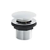 Nuie Push Button Bath Waste Without Overflow Chrome E324