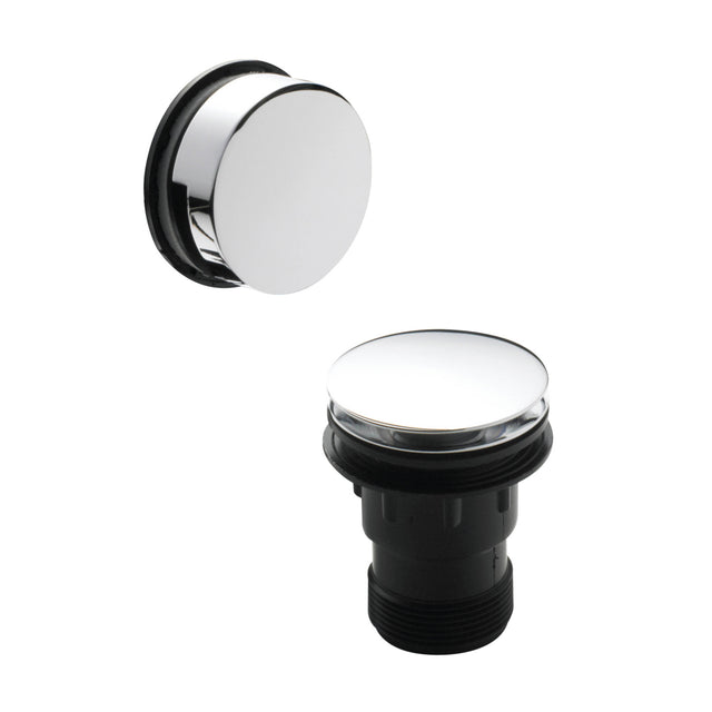 Nuie Easyclean Push Button Minimalist Bath Waste & Overflow E327 Chrome