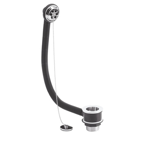 Nuie Bath Overflow - Plug & Ball Chain Waste Chrome E345