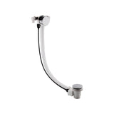 Nuie Round Extended Freeflow Bath Filler Pop-Up Waste & Overflow Chrome E358