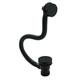 Nuie Easyclean Push Button Minimalist Bath Waste & Overflow E427 Matt Black_2