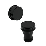 Nuie Easyclean Push Button Minimalist Bath Waste & Overflow E427 Matt Black_1