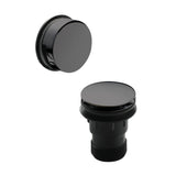 Nuie Easyclean Push Button Minimalist Bath Waste & Overflow E727 Brushed Pewter