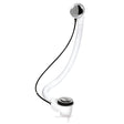 Nuie Round Extended Bath Pop-up Waste & Overflow Chrome EA333