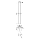 Nuie Radiator Decorative Chrome Pipes EA367 LD
