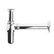 Nuie Round Bottle Trap with 190mm Extension Tube Chrome EA370