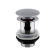 Nuie Push Button Basin Waste Slotted Chrome EK303