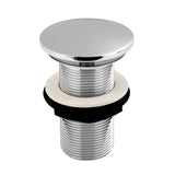 Nuie Free Running Basin Waste Unslotted Chrome EK305