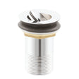 Nuie Flip Top Basin Waste Unslotted Chrome ER02