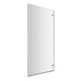 Nuie Square Hinged Bath Screen - 5mm Glass (H1410 x W782mm) ERSSQ