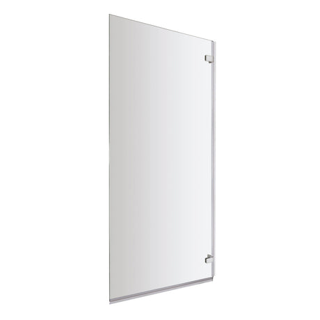 Nuie Square Hinged Bath Screen - 5mm Glass (H1410 x W782mm) ERSSQ