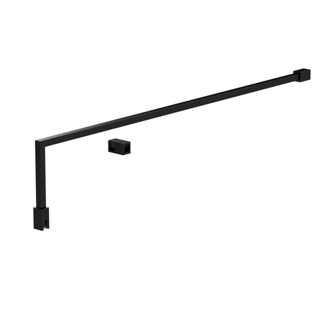 Nuie Wetroom Screen Additional Support Bar Matt Black FIX024