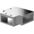 Hudson Reed Wetroom Screen Flat Support Bar T Joining Piece Chrome FIX031