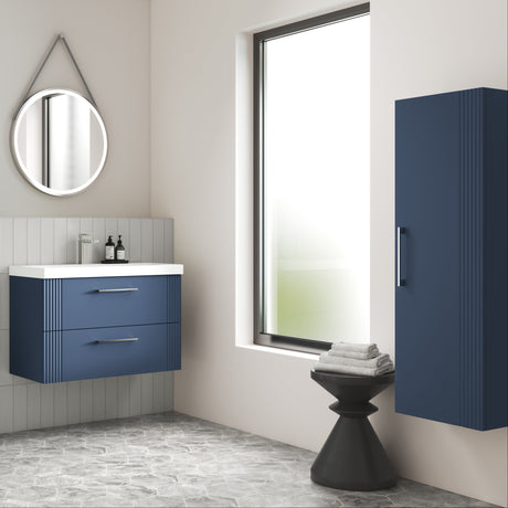Deco Satin Blue Furniture LS1