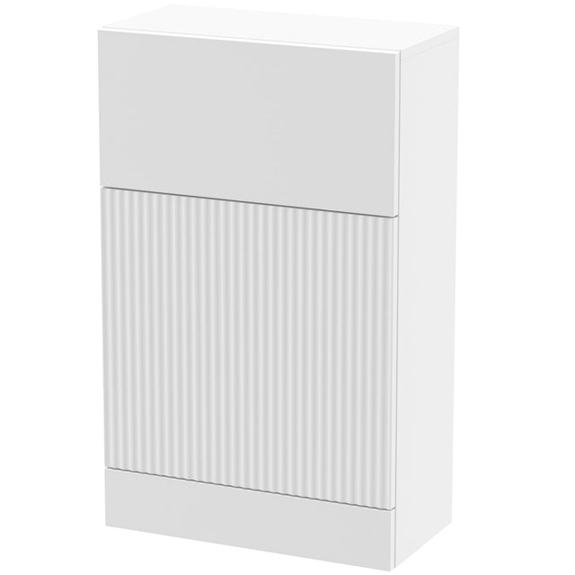Hudson Reed Fluted WC Unit W500mm Satin White FLU141