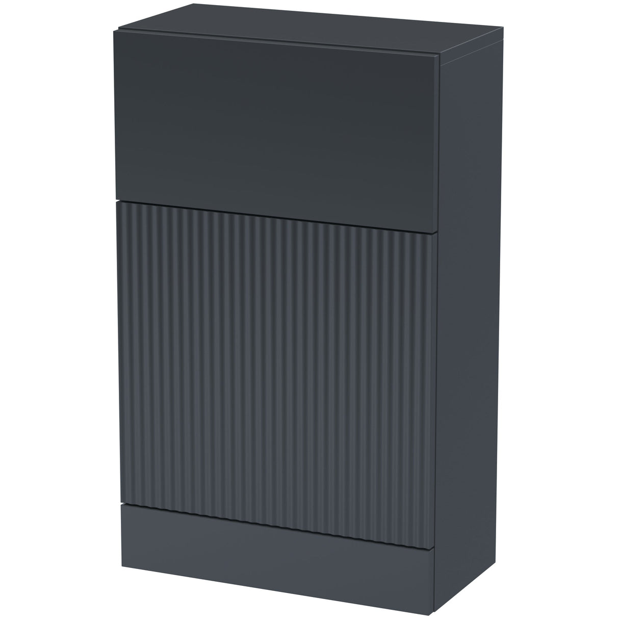 Hudson Reed Fluted WC Unit W500mm Soft Black FLU1441