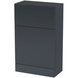 Hudson Reed Fluted WC Unit W500mm Soft Black FLU1441