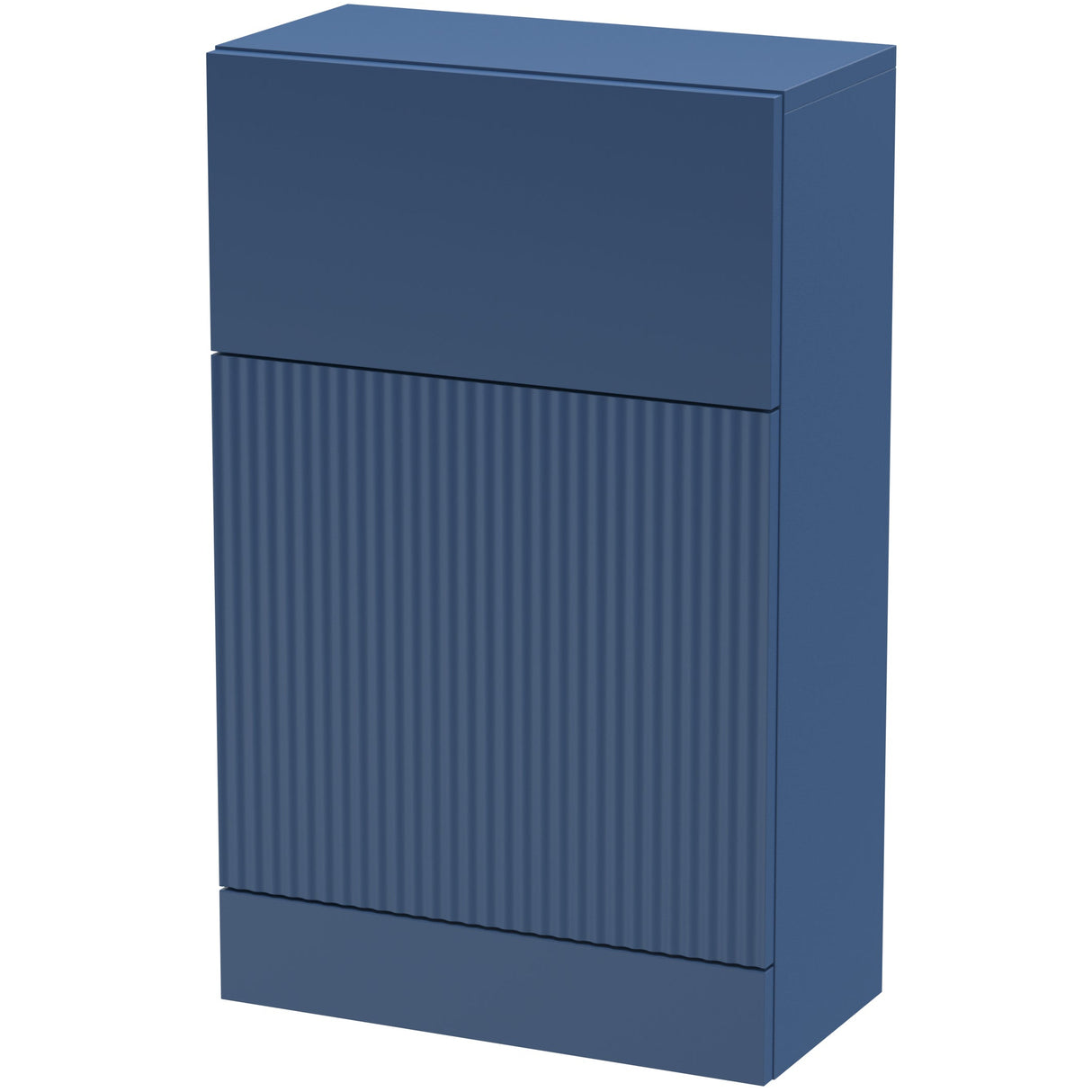 Hudson Reed Fluted WC Unit W500mm Satin Blue FLU341