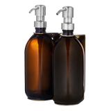 Gold Double Wall Mounted Soap Dispenser