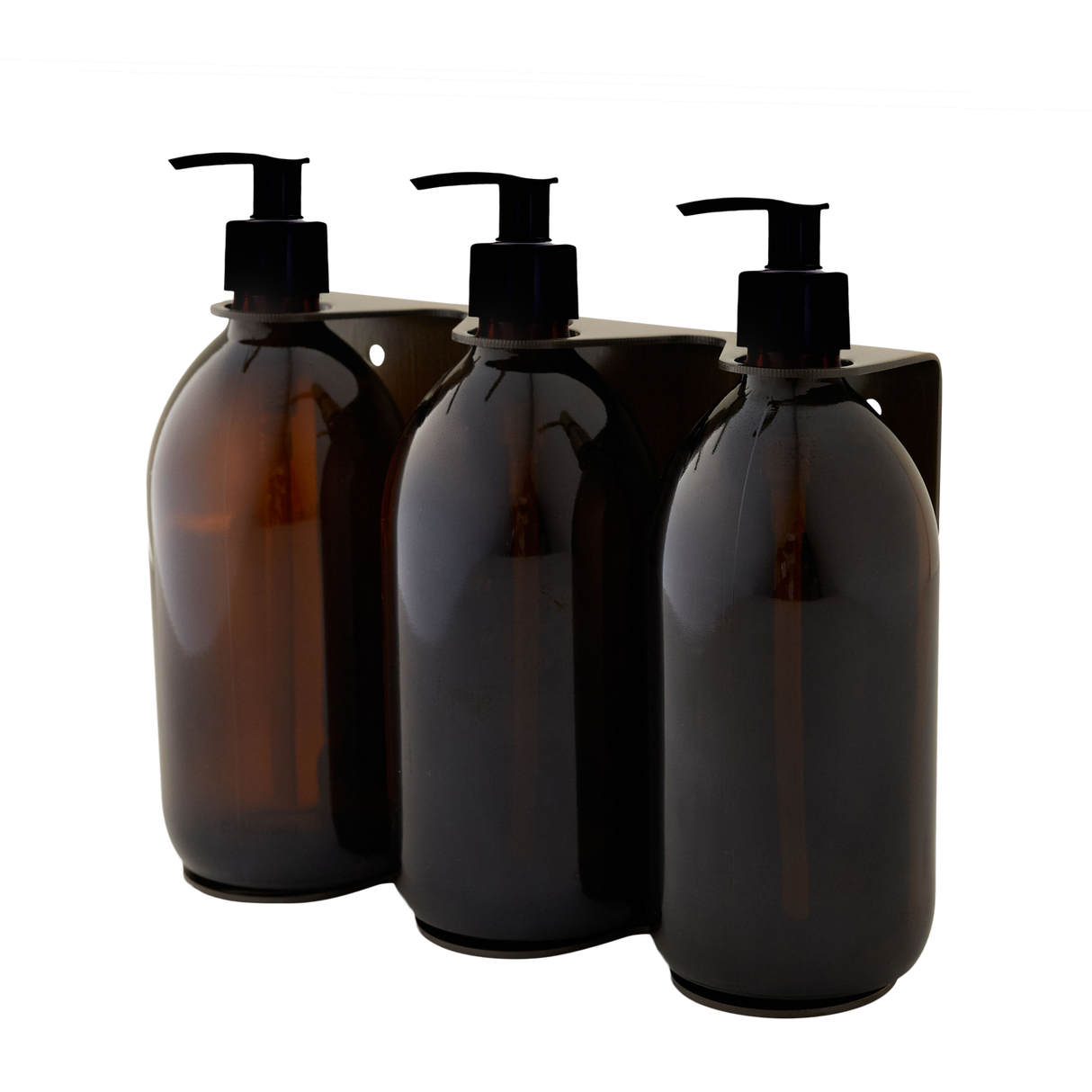 Gold Triple Wall Mounted Soap Dispenser