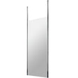 Hudson Reed 8mm Freestanding Wetroom Screen With Ceiling Posts Chrome GPCP070