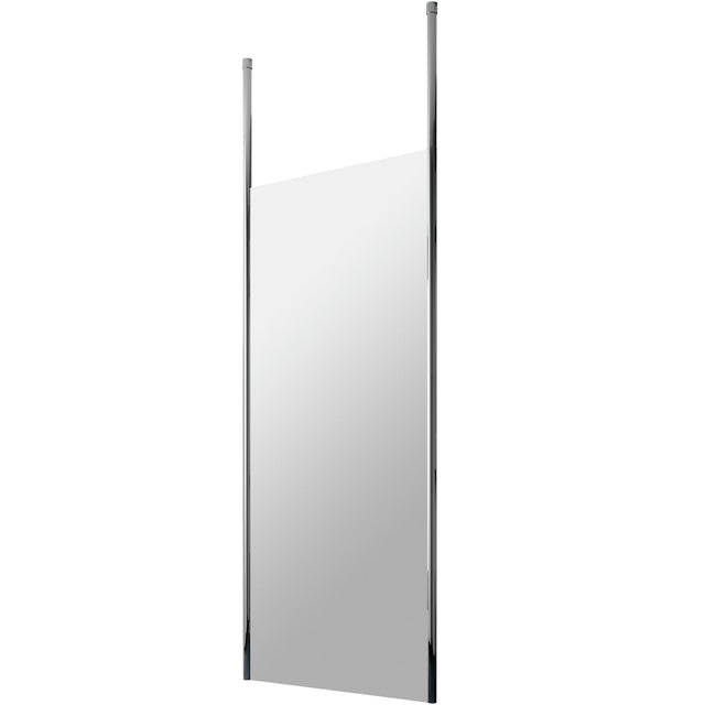 Hudson Reed 8mm Freestanding Wetroom Screen With Ceiling Posts Chrome GPCP070