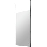 Hudson Reed 8mm Freestanding Wetroom Screen With Ceiling Posts Chrome GPCP10