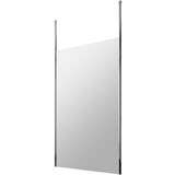 Hudson Reed 8mm Freestanding Wetroom Screen With Ceiling Posts Chrome GPCP12