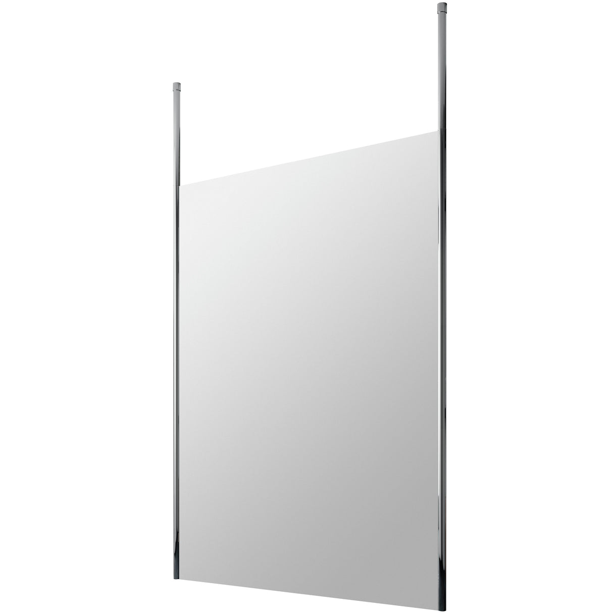 Hudson Reed 8mm Freestanding Wetroom Screen With Ceiling Posts Chrome GPCP14