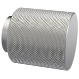 Nuie Knurled Door Knob Satin Nickel H114