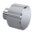 Nuie Fluted Door Knob Chrome H117