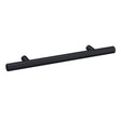 Nuie Bar Door Handle 156mm Matt Black H192