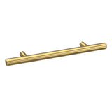 Nuie Bar Door Handle 156mm Brushed Brass H193